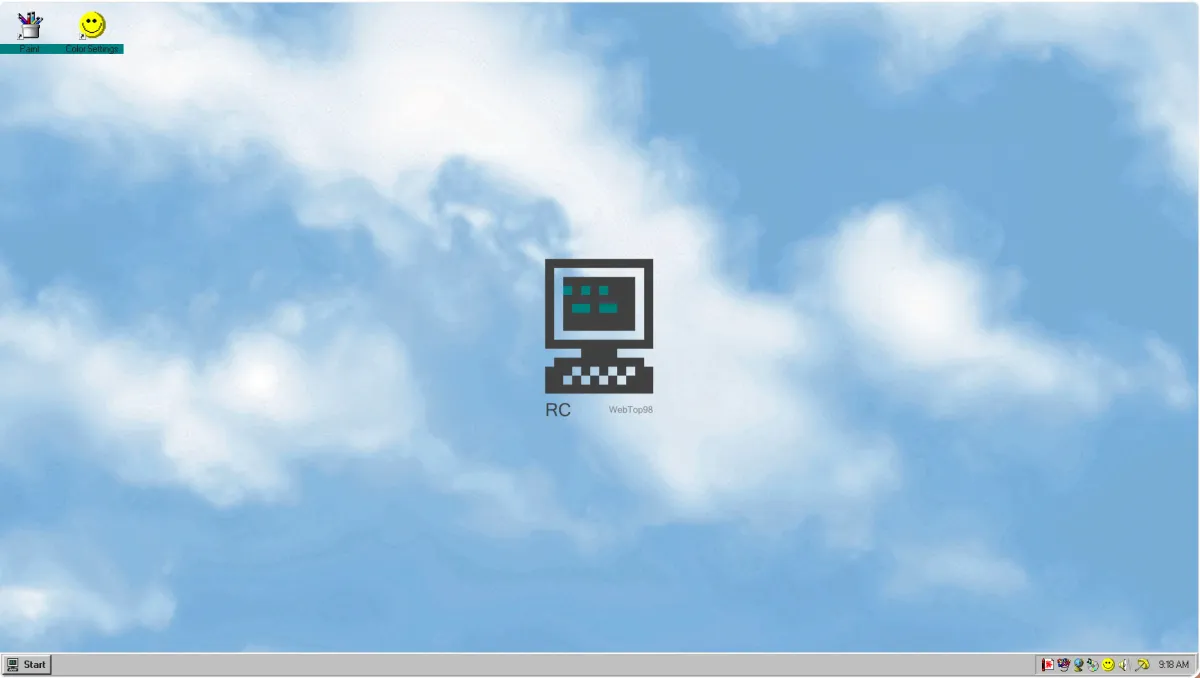 Screenshot of Paint Palooza desktop